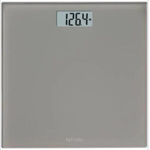 Taylor Digital Scale LCD Readout•Displays lbs or kilograms•Gray Glass Finish